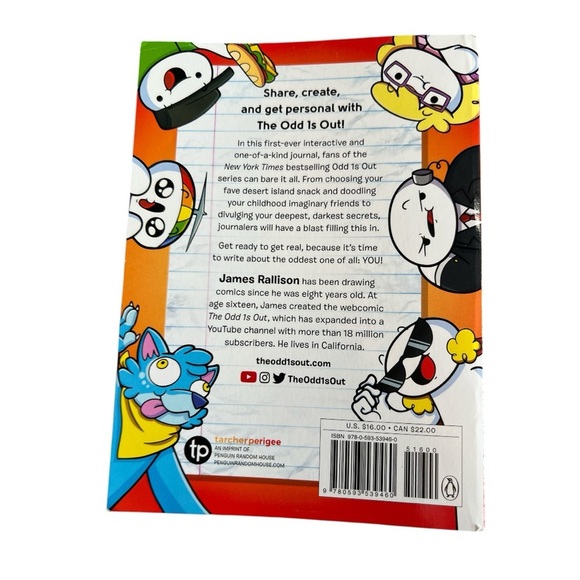 The Odd 1s Out Journal by James Rallison - Picture 2 of 10